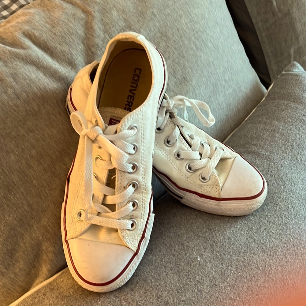 Classic White Chuck Taylor Converse All Star Sneakers